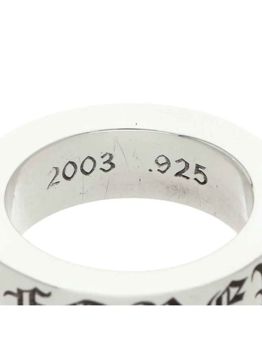 Chrome Hearts Spacer Forever Silver Ring